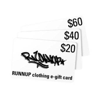 The RUNNUP gift card